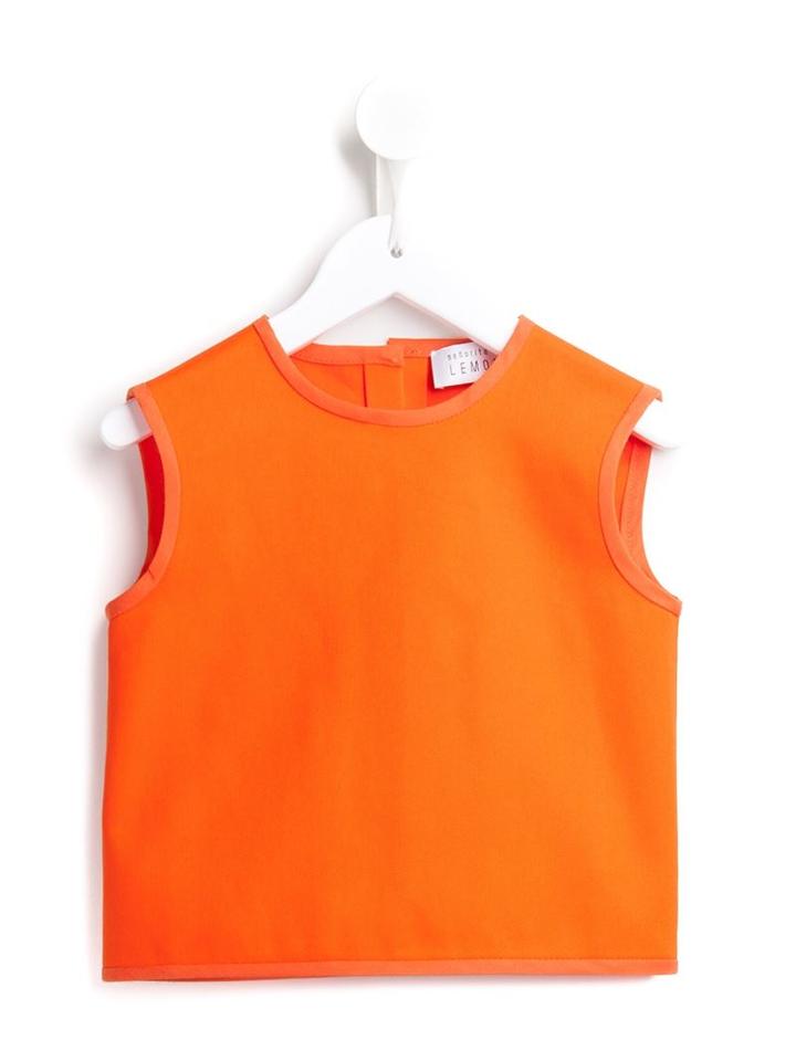 Señorita Lemoniez 'grasmere' Top, Girl's, Size: 12 Yrs, Yellow/orange