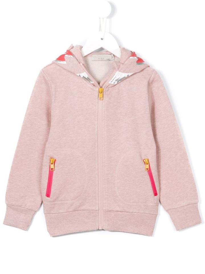 Stella Mccartney Kids 'bandit' Hoodie, Girl's, Size: 10 Yrs, Pink/purple
