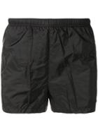 Prada Crinkled Swim Shorts - Black