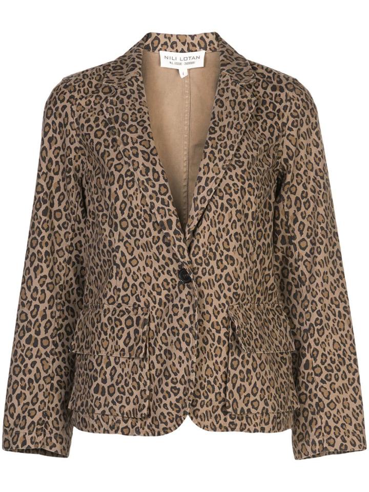 Nili Lotan Addison Blazer - Brown