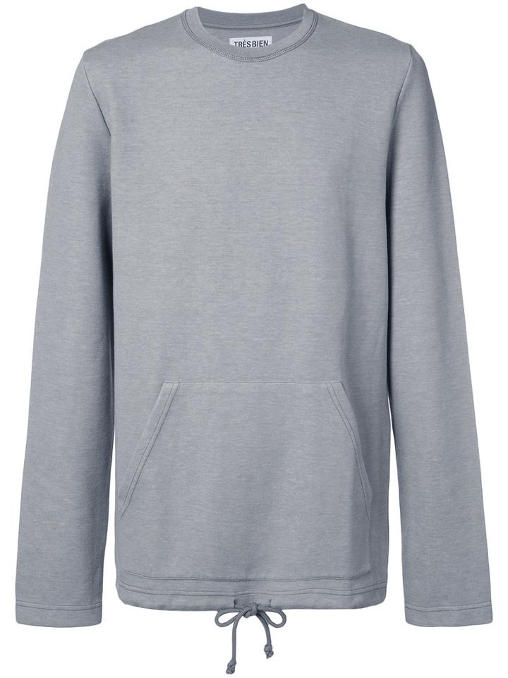 Très Bien - Pop Sweatshirt - Men - Cotton/polyamide/polyester - 48, Grey, Cotton/polyamide/polyester