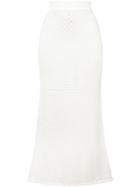 Jil Sander Knitted Midi Skirt - Nude & Neutrals