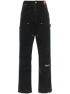 Heron Preston X Carharrt Straight Leg Jeans - Black