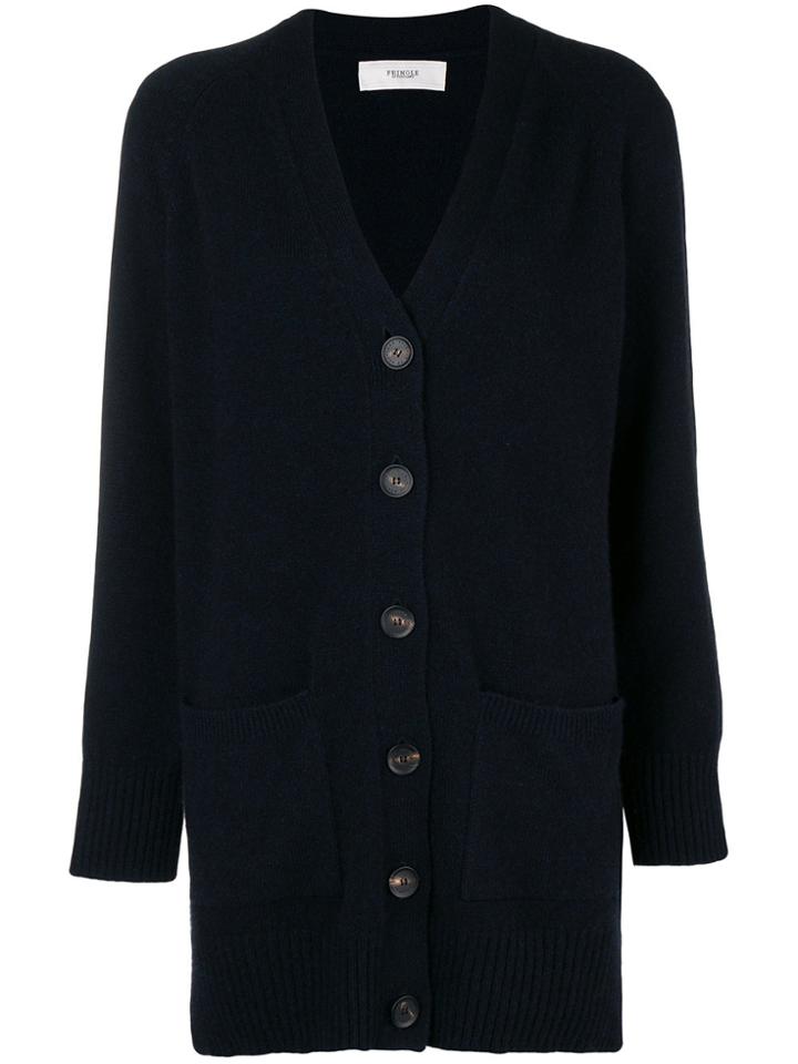 Pringle Of Scotland Cashmere Buttoned Cardigan - Blue