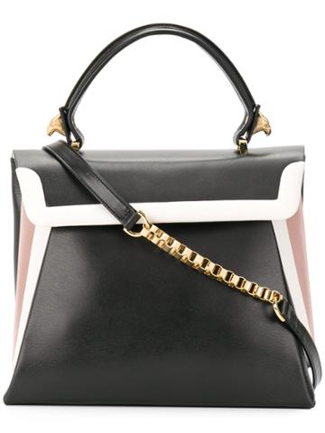 Giancarlo Petriglia Flap Closure Structured Tote - Black