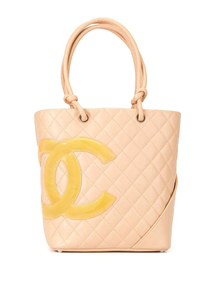 Chanel Pre-owned Cambon Cc Tote - Brown