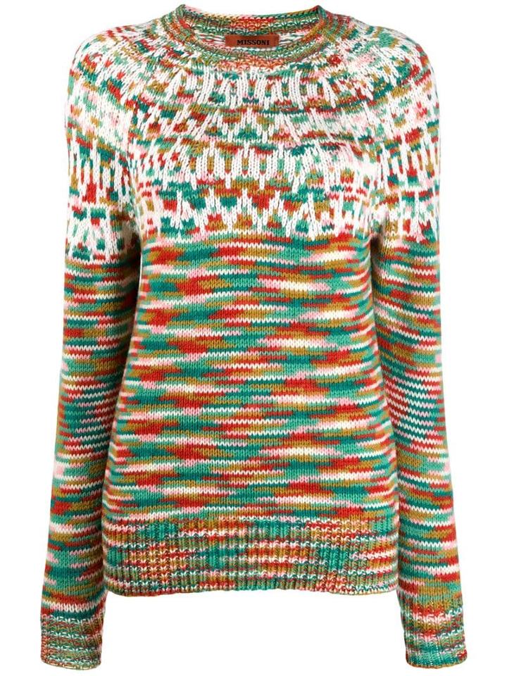 Missoni Knitted Jumper - Green