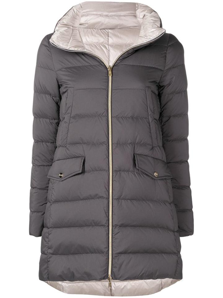 Herno Reversible Padded Coat - Grey