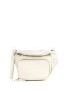 Kara Zipped Belt Bag - White