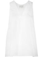 Forte Forte V Neck Top, Women's, Size: 2, White, Cotton
