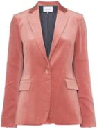 Frame Single-breasted Blazer Jacket - Pink