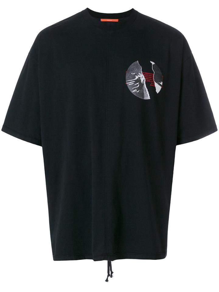 Komakino Graphic Print T-shirt - Black
