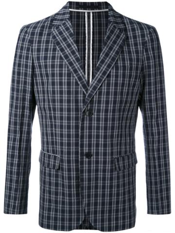 Paolo Pecora - Checked Blazer - Men - Cotton/spandex/elastane - 50, Grey, Cotton/spandex/elastane