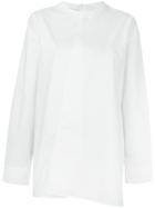 Marni Wrap-style Boxy Blouse - White