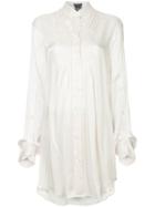 Ann Demeulemeester Long Line Shirt - Pink