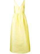 P.a.r.o.s.h. - Picabia Dress - Women - Silk/polyester - S, Yellow/orange, Silk/polyester