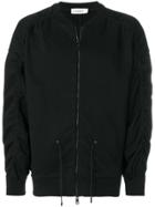 Jil Sander Drawstring Bomber Jacket - Black