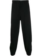 Issey Miyake Men Tapered Trousers - Black