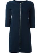 Herno Three-quarter Sleeve Coat, Women's, Size: 42, Blue, Polyamide/spandex/elastane