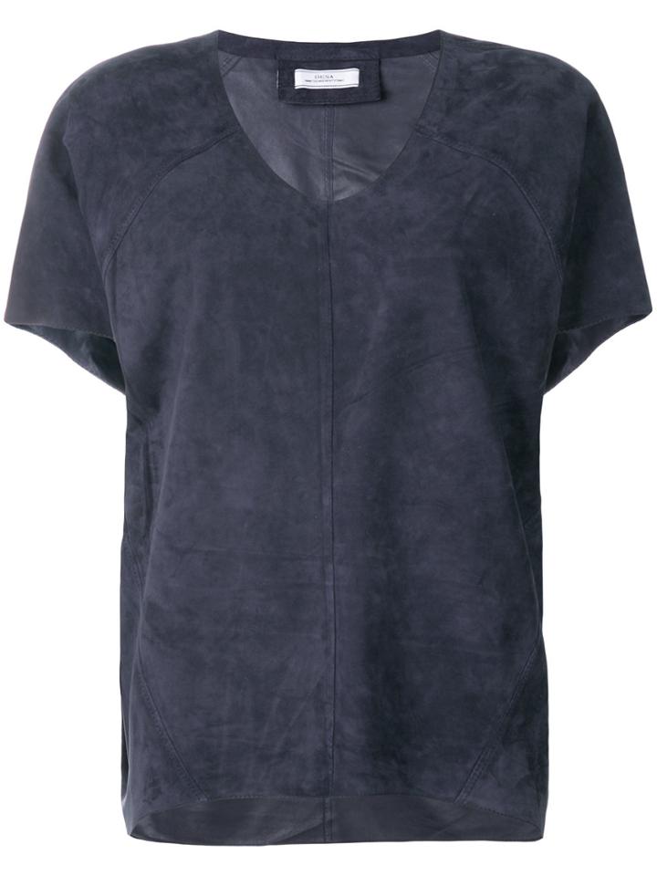 Desa Collection V-neck T-shirt - Blue