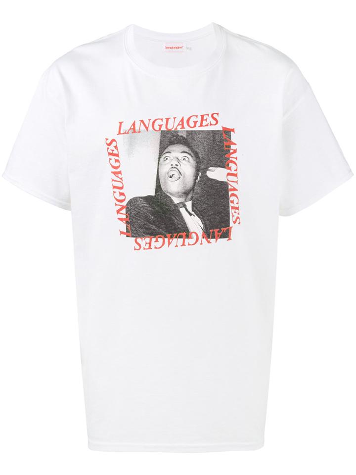 Languages Little Richard Print T-shirt - White