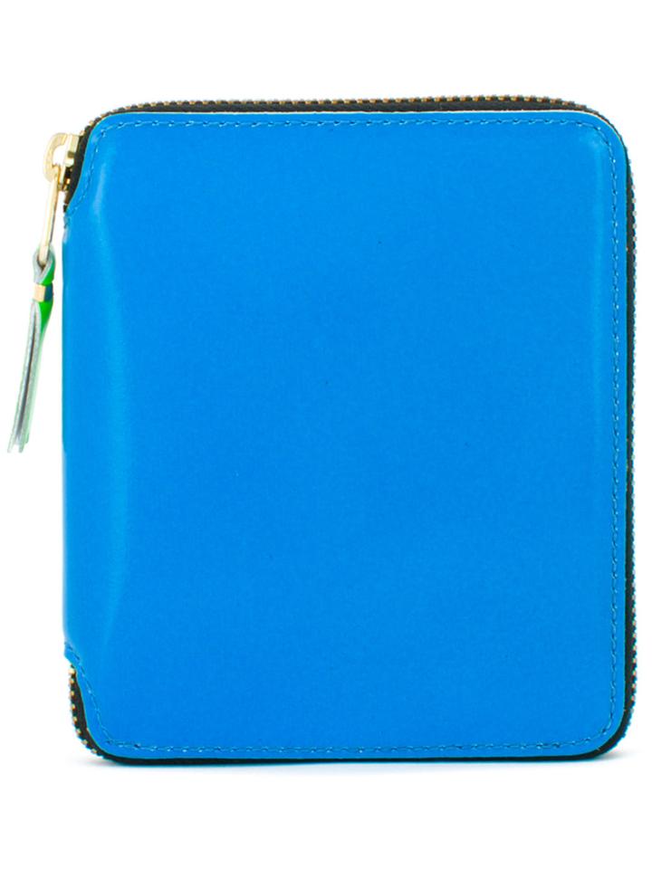 Comme Des Garçons Wallet All Around Zip Wallet - Blue