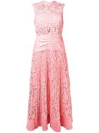 Self-portrait Floral Lace Dress - Pink