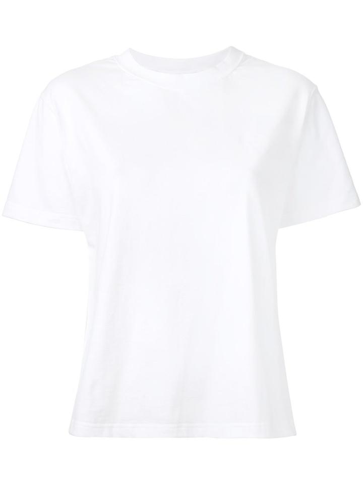 Julien David - Crewneck T-shirt - Women - Cotton - S, White, Cotton