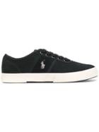 Polo Ralph Lauren Embroidered Logo Sneakers - Blue