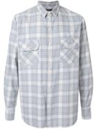 Bassike Plaid Long-sleeve Shirt - White