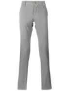 Jacob Cohen Straight Trousers, Men's, Size: 31, Nude/neutrals, Cotton/spandex/elastane