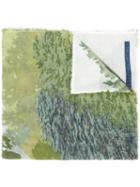 Stella Mccartney Watercolour Creek Scarf, Green, Silk/modal