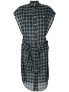 R13 - Double Layer Dress - Women - Cotton - 38, Green, Cotton