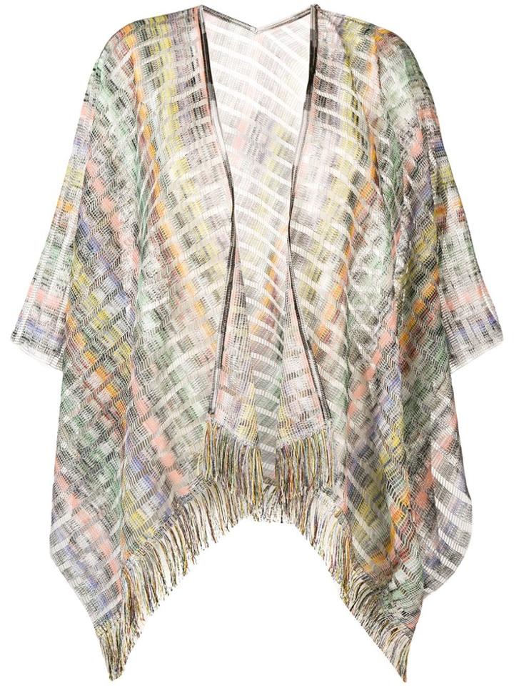 M Missoni Open Front Cardigan - Pink