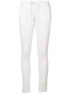 Cotton Citizen - Slim-fit Track Pants - Women - Cotton - Xs, White, Cotton