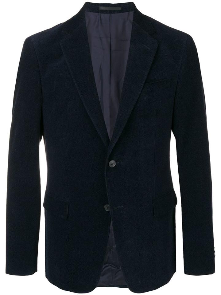 Ermenegildo Zegna Classic Buttoned Blazer - Blue