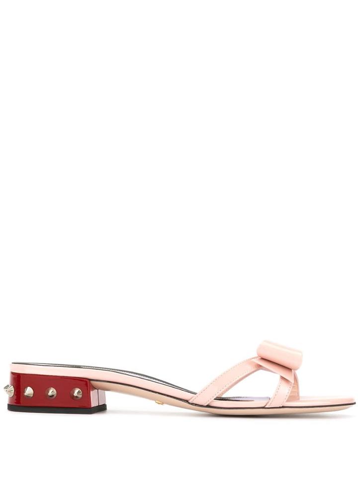 Gucci Spike Stud Sandal - Pink