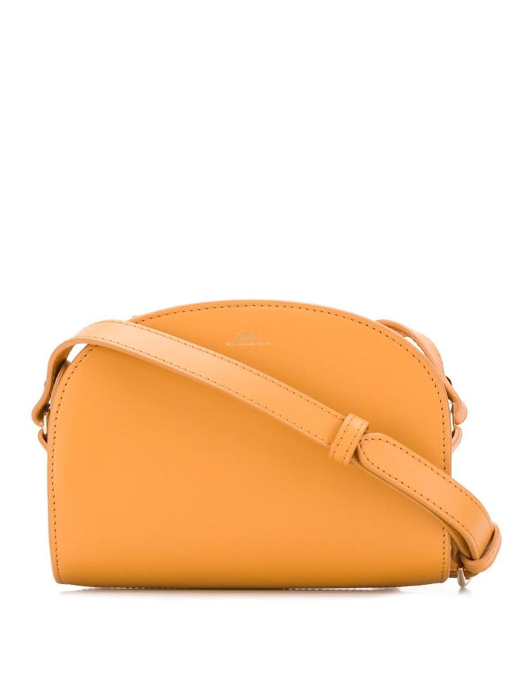 A.p.c. Mini Demilune Cross Body Bag - Yellow