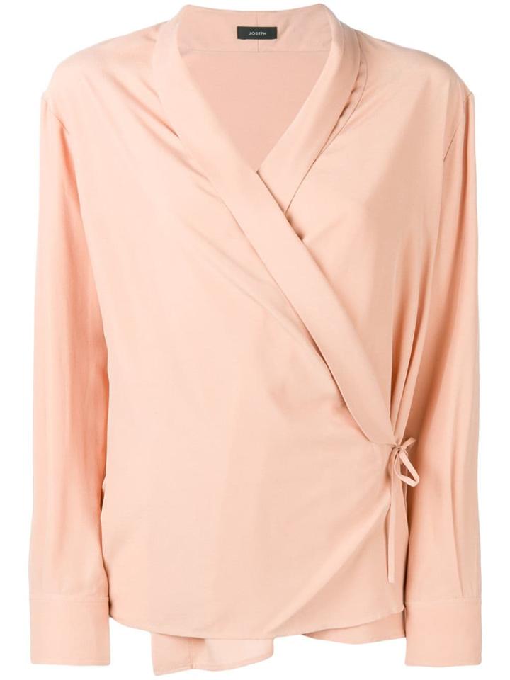 Joseph Wrap Shirt Blouse - Pink