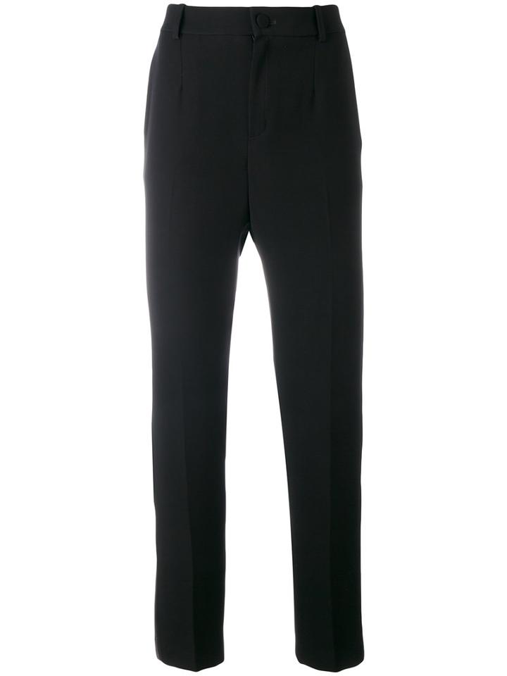 Lanvin - Tailored Trousers - Women - Acetate - 40, Black, Acetate