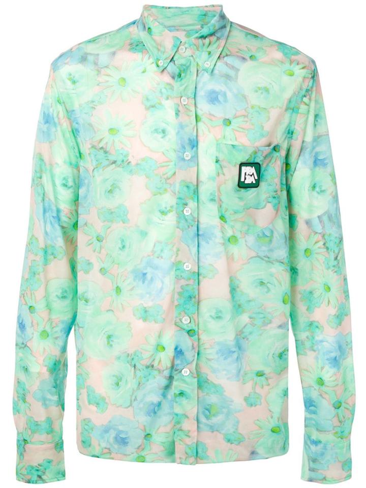 Prada Floral Print Shirt - Green