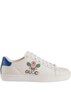 Gucci Ace Sneakers With Gucci Tennis - White