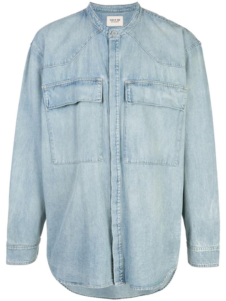 Fear Of God Denim Shirt - Blue