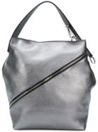 Proenza Schouler Zipped Hobo Tote - Metallic
