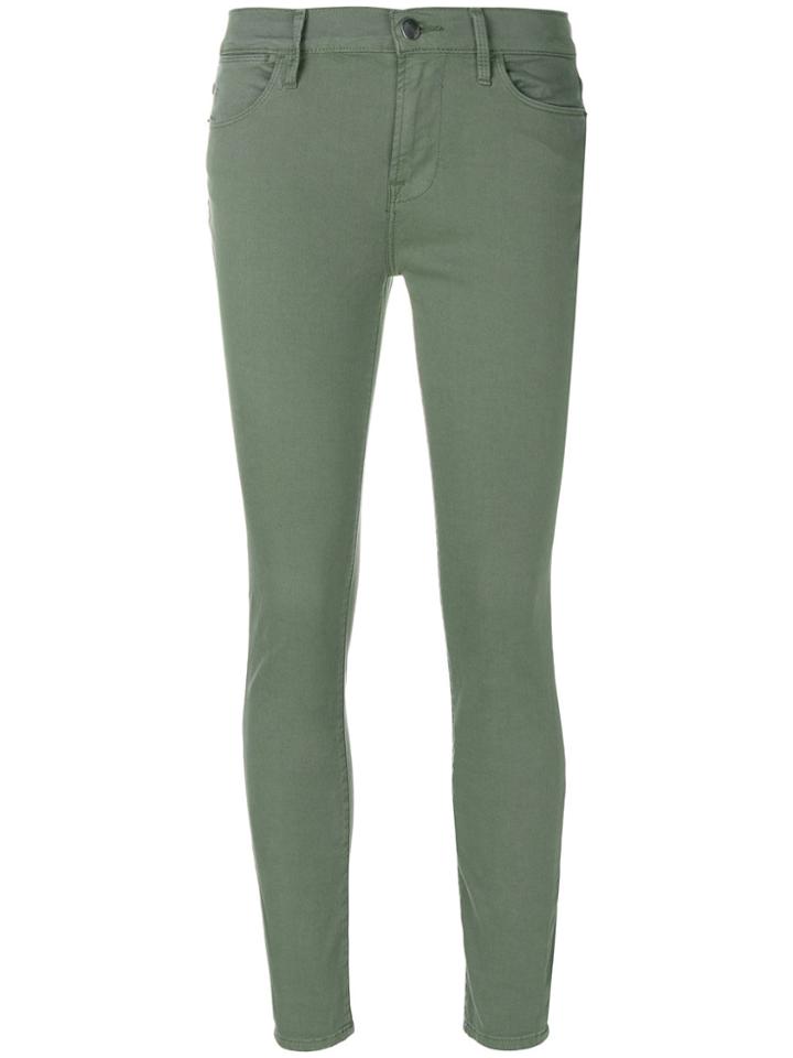 Frame Denim Le High Skinny Jeans - Green