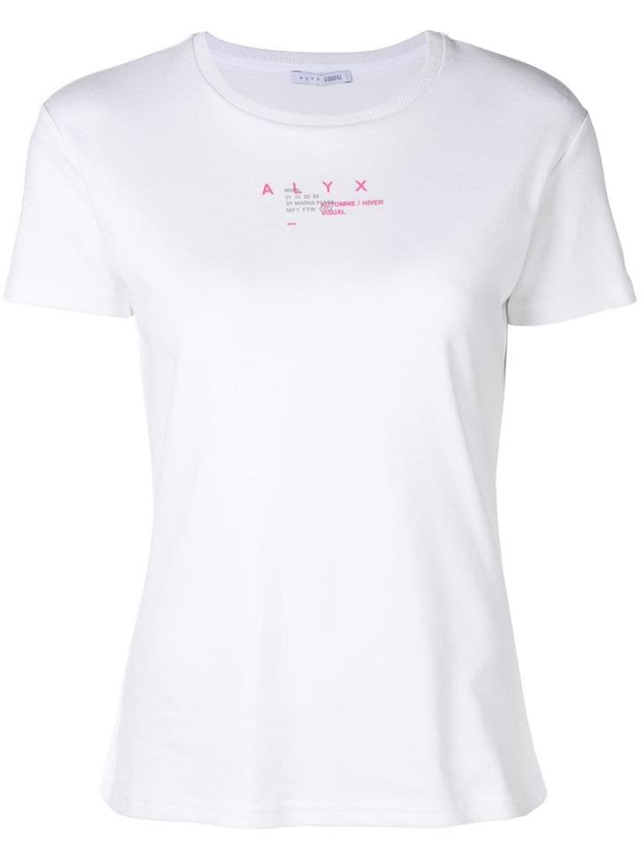 1017 Alyx 9sm Ribbed Crewneck T-shirt - White