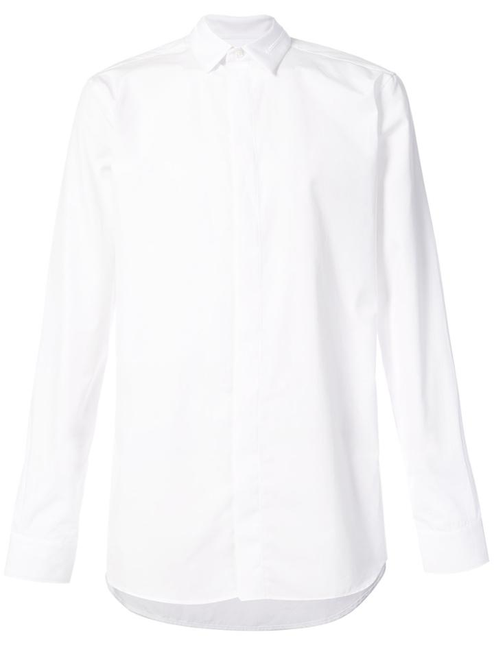 Givenchy Concealed Button Classic Shirt - White