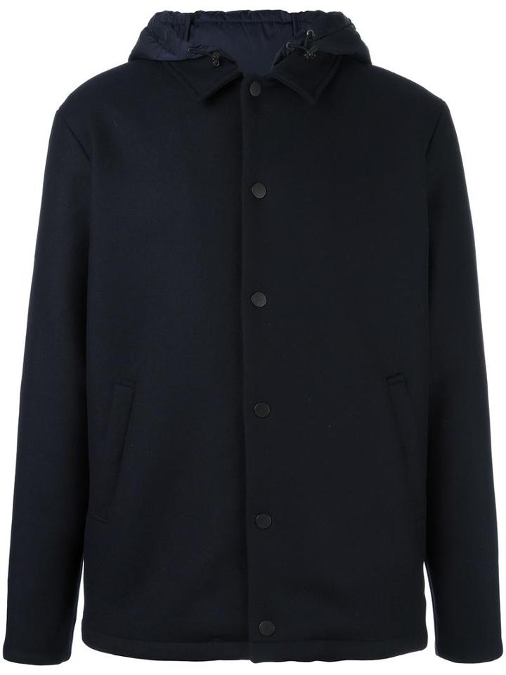 Moncler - Chabre Padded Jacket - Men - Feather Down/polyamide/cashmere/virgin Wool - 5, Blue, Feather Down/polyamide/cashmere/virgin Wool