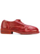 Guidi Lace-up Shoes - Red