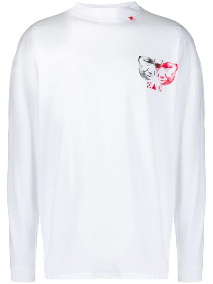 Off-white Graphic Print Long-sleeved T-shirt